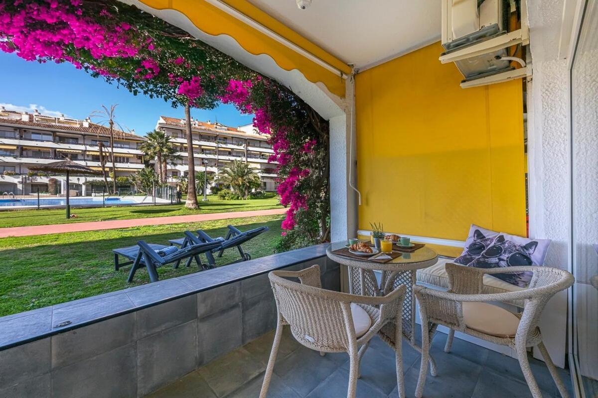 Golden Mile Getaway, Garden View, Pool & Comfort Marbella Exteriör bild